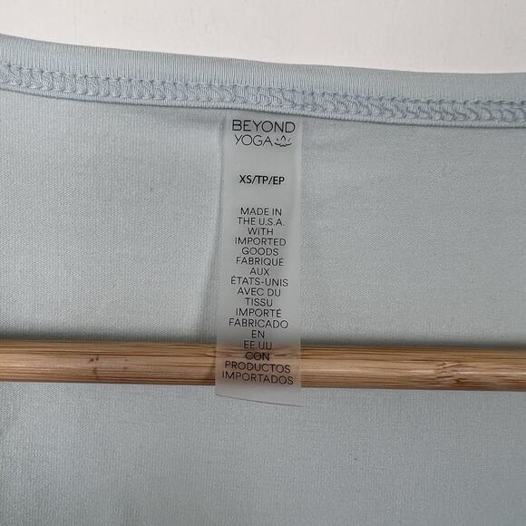 NEW Beyond Yoga Size XS Tall Fit The Mood Dress Baby Blue Bodycon Stretchy - Picture 3 of 9